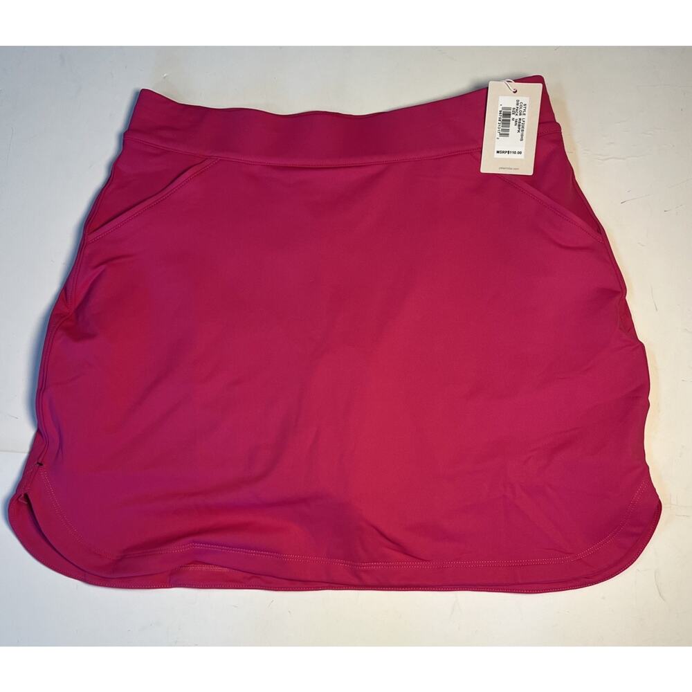 Peter Millar Woman’s Hot Pink Golf Skort Size Med 16” Length New With Tag